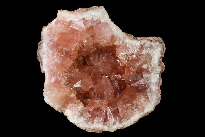 Sparkly, Pink Amethyst Geode Section - Argentina #170113